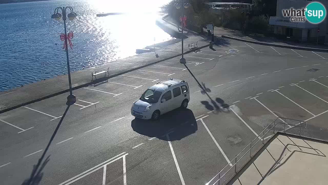 Vodice Live webcam – marina and  seafront