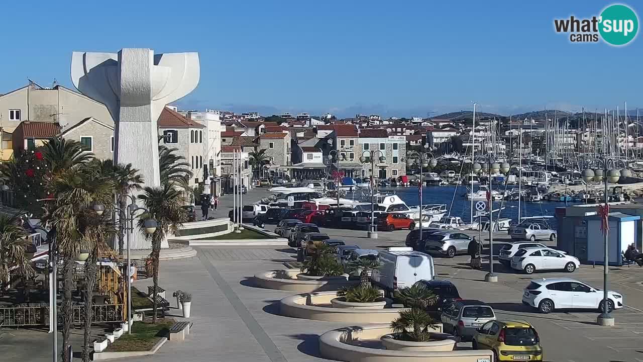 Vodice webcam live – front de mer