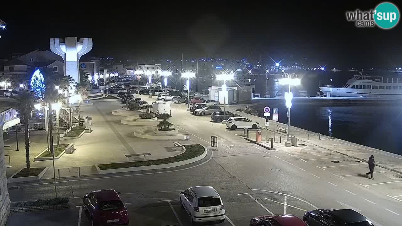 The blue beach in Vodice “Plava plaža”