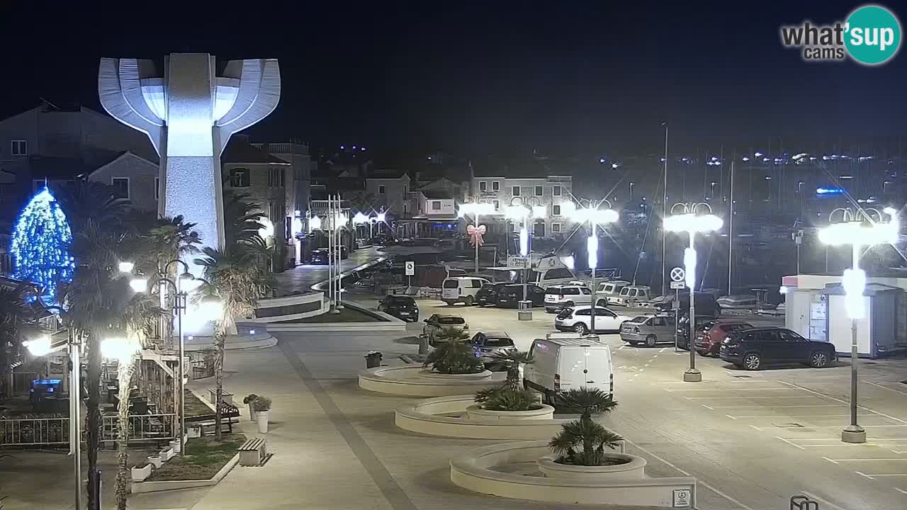 Vodice webcam – marina i meer