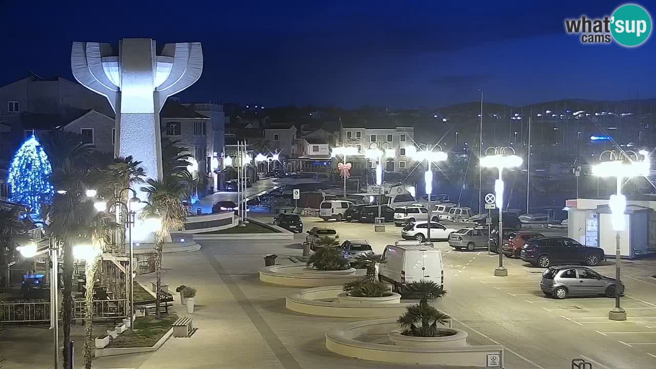 Vodice webcam – marina i meer