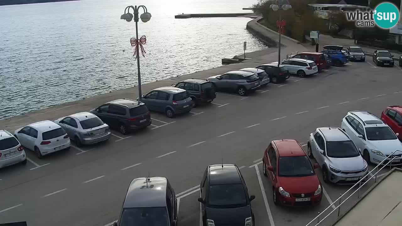 Vodice Live webcam – marina and  seafront