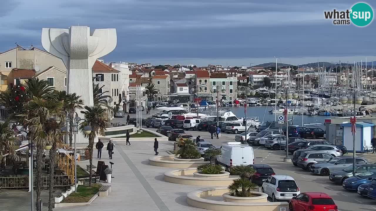 Vodice web kamera – marina i riva