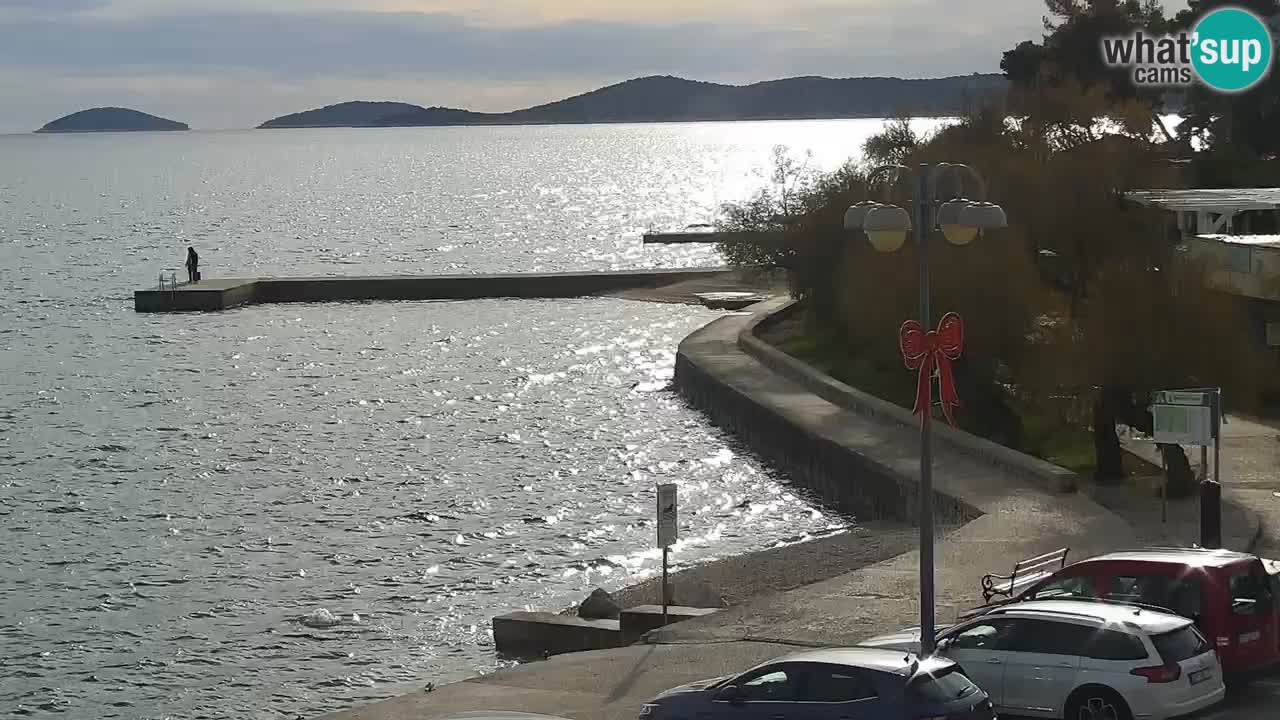 Vodice Live webcam – marina and  seafront