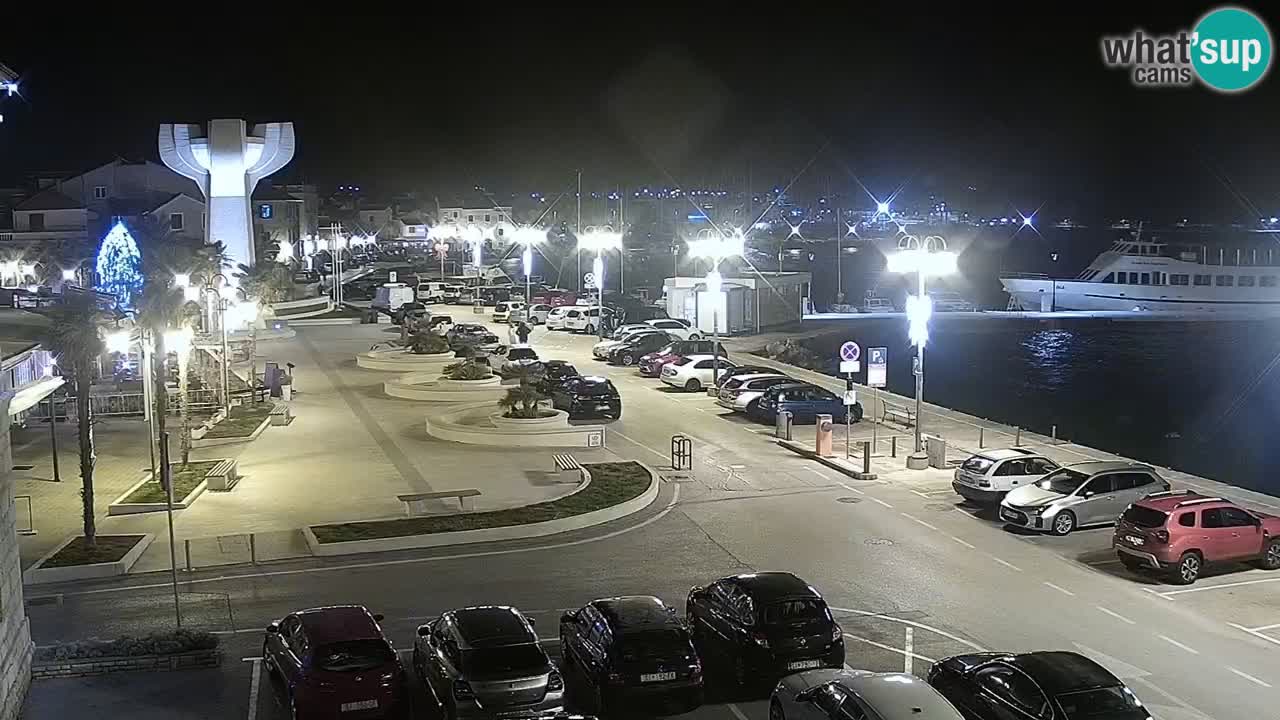 Vodice webcam live – front de mer