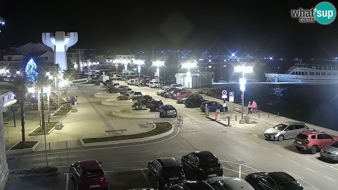 Vodice webcam – marina i meer