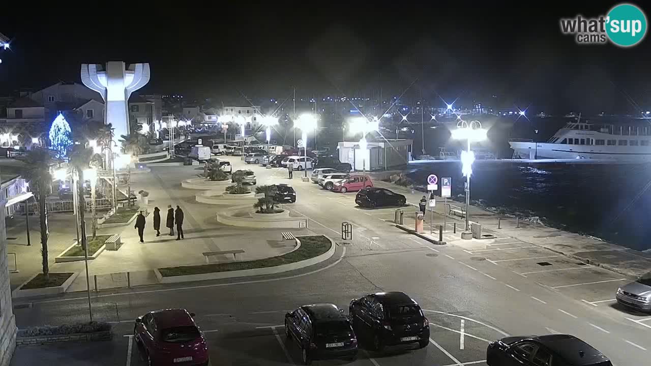 Vodice webcam live – front de mer