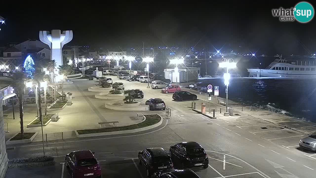 Vodice webcam live – front de mer