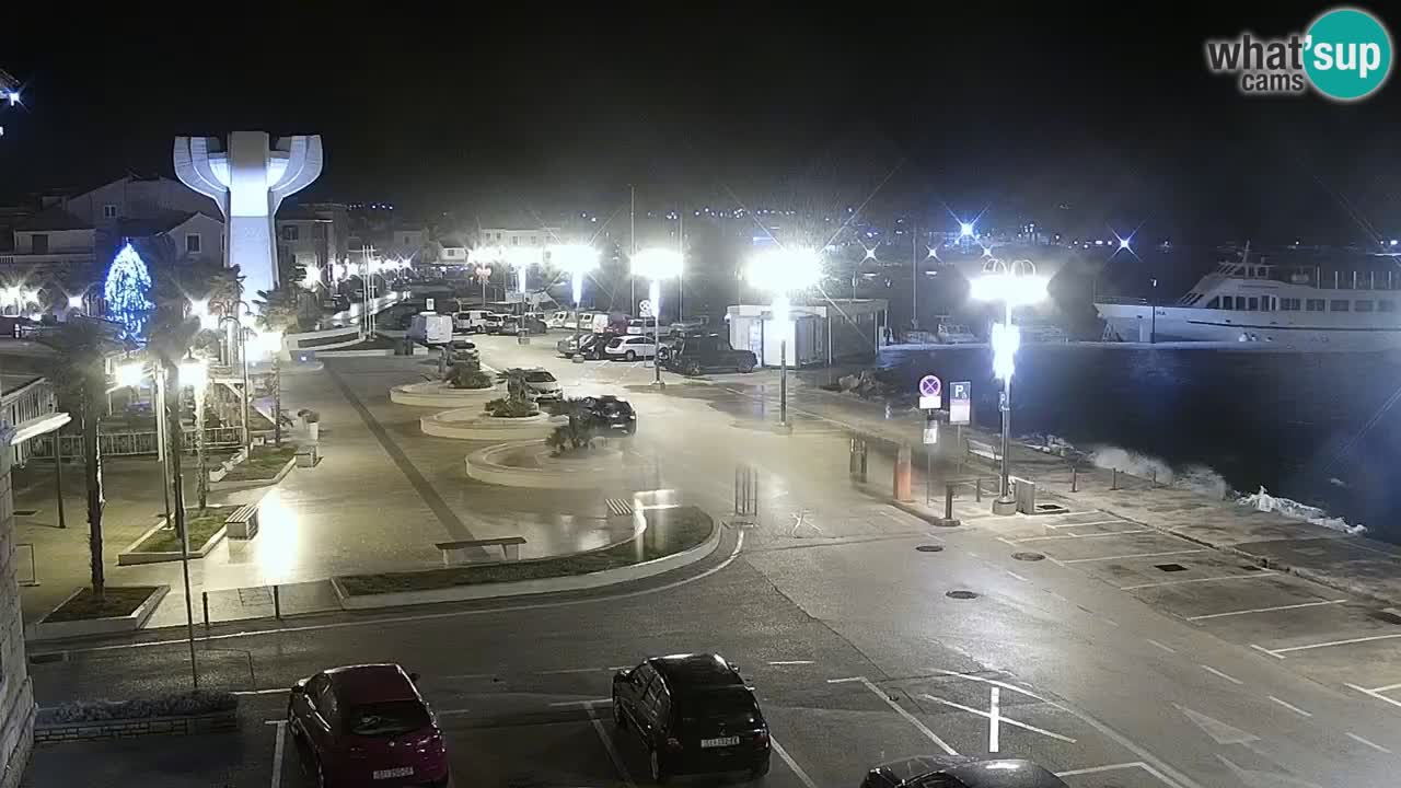 Vodice webcam live – front de mer