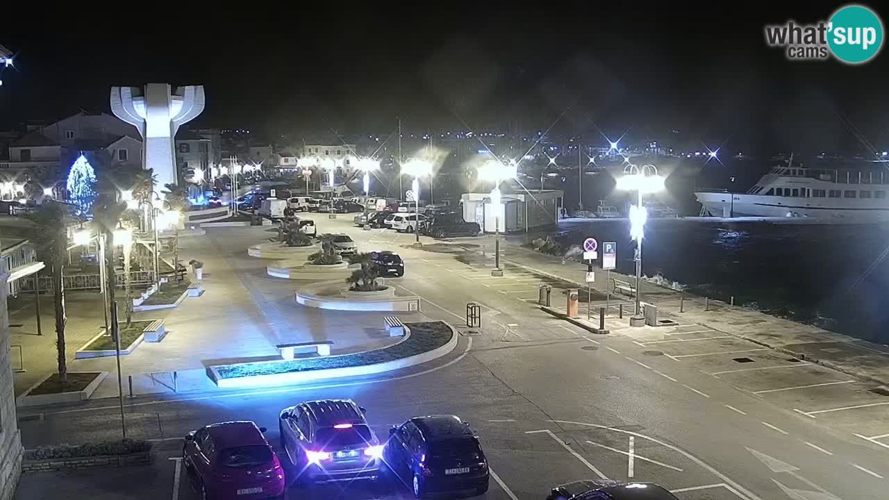 Vodice webcam live – front de mer