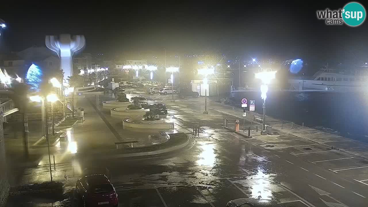 Vodice webcam live – front de mer