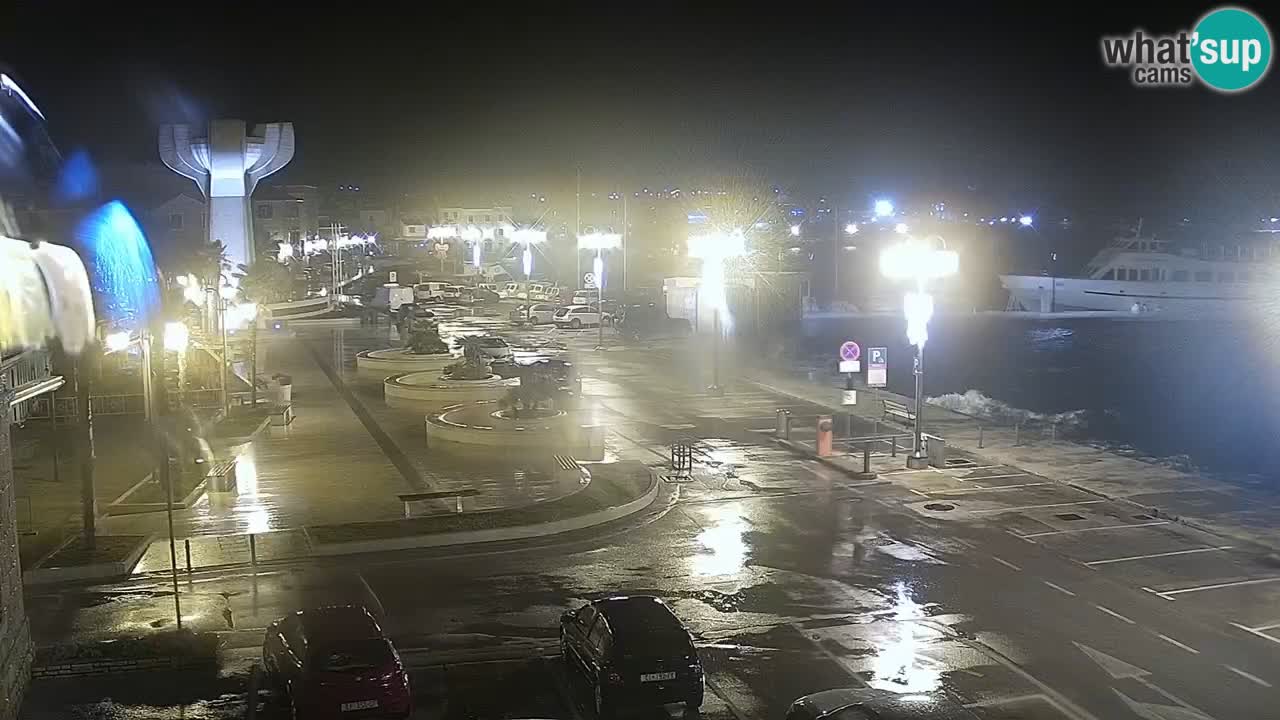 Vodice webcam live – front de mer