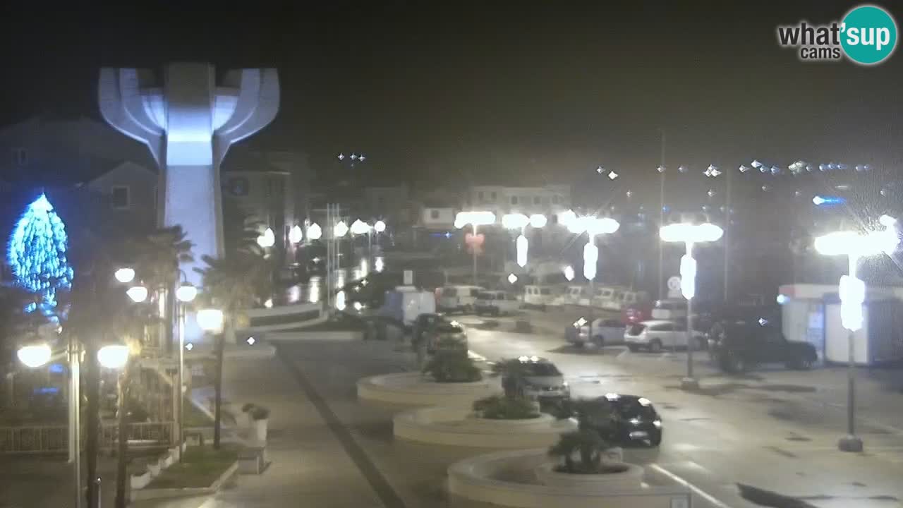 Vodice webcam – marina i meer