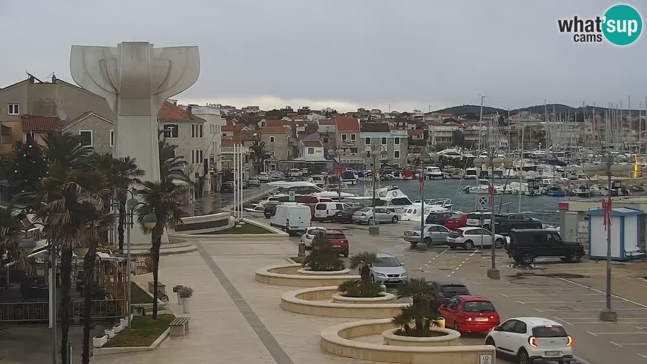 Vodice web kamera – marina i riva