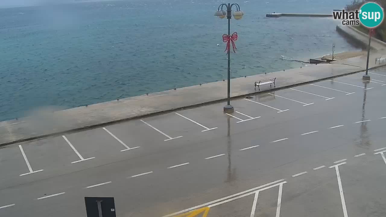 Vodice webcam live – front de mer