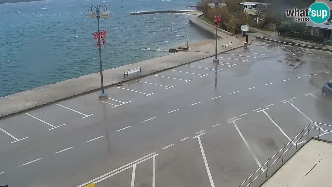 Vodice Live webcam – marina and  seafront