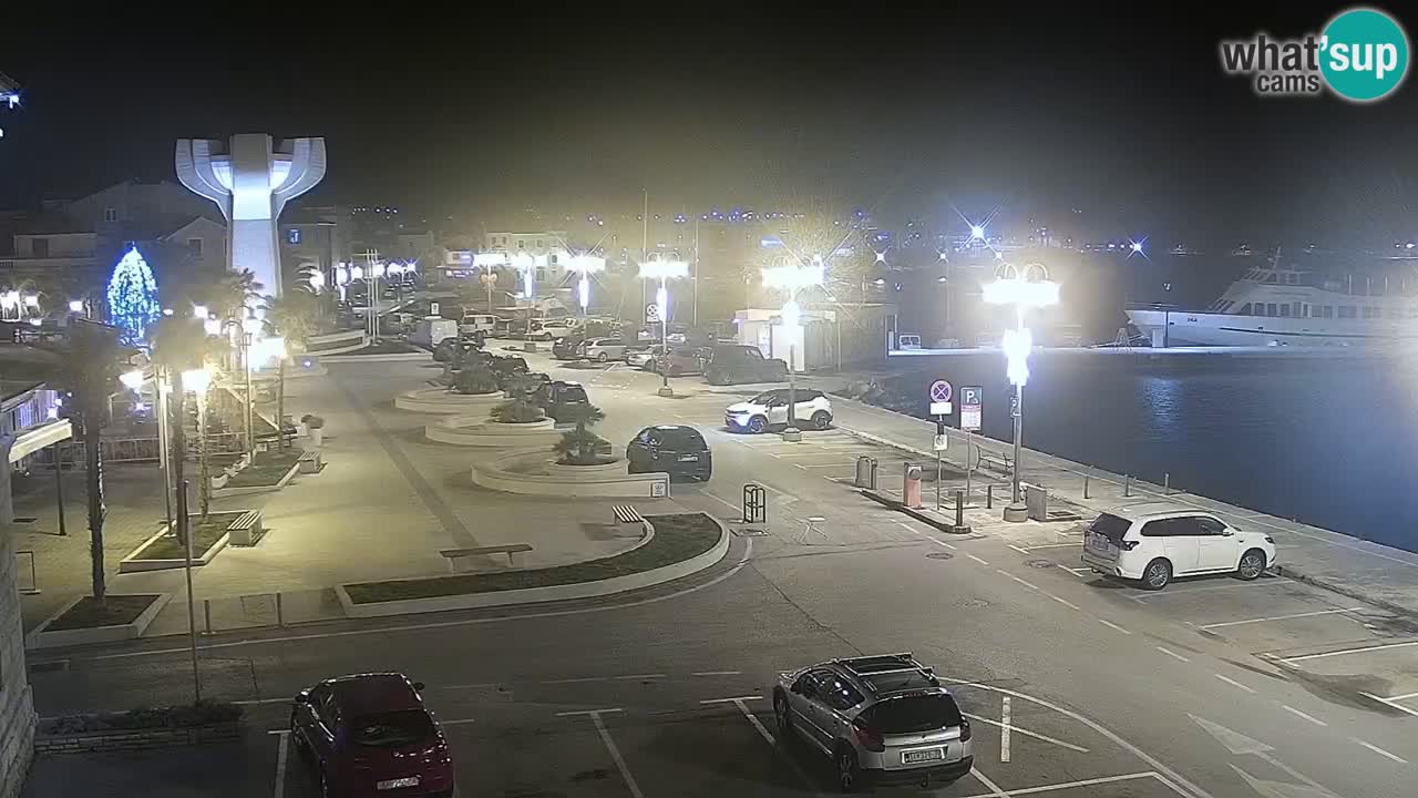 Vodice webcam live – front de mer