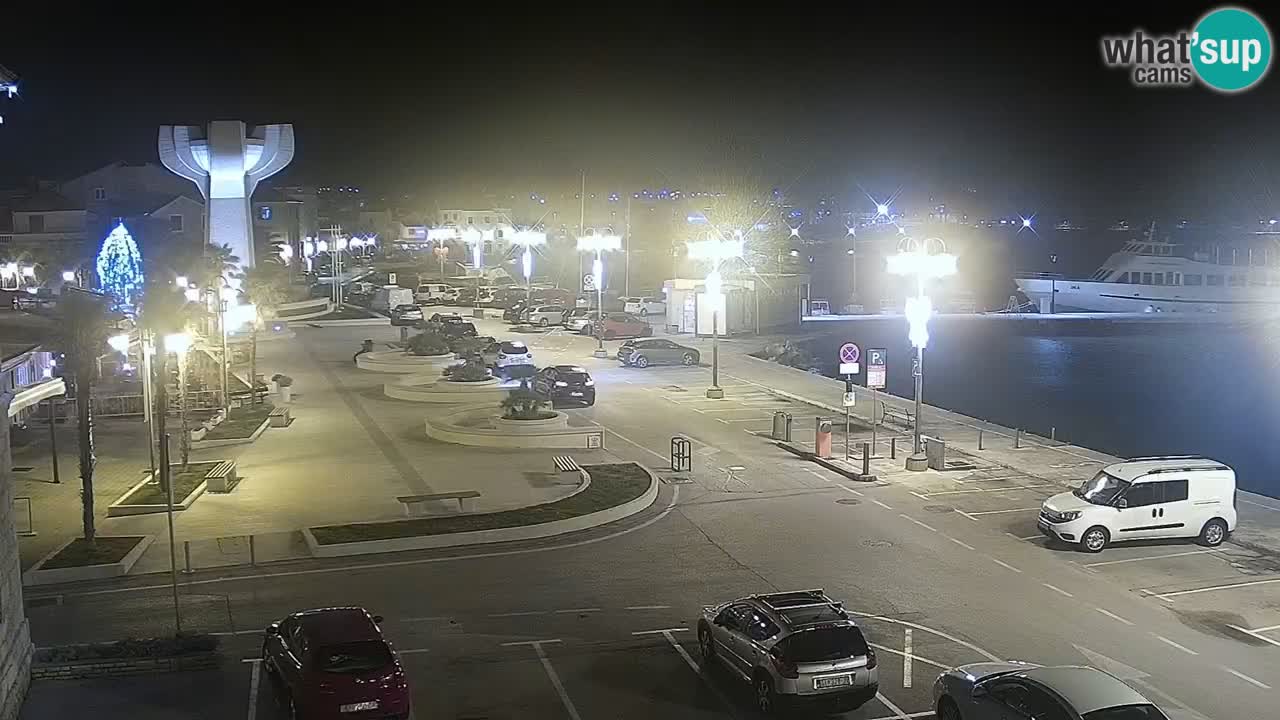 Vodice webcam live – front de mer