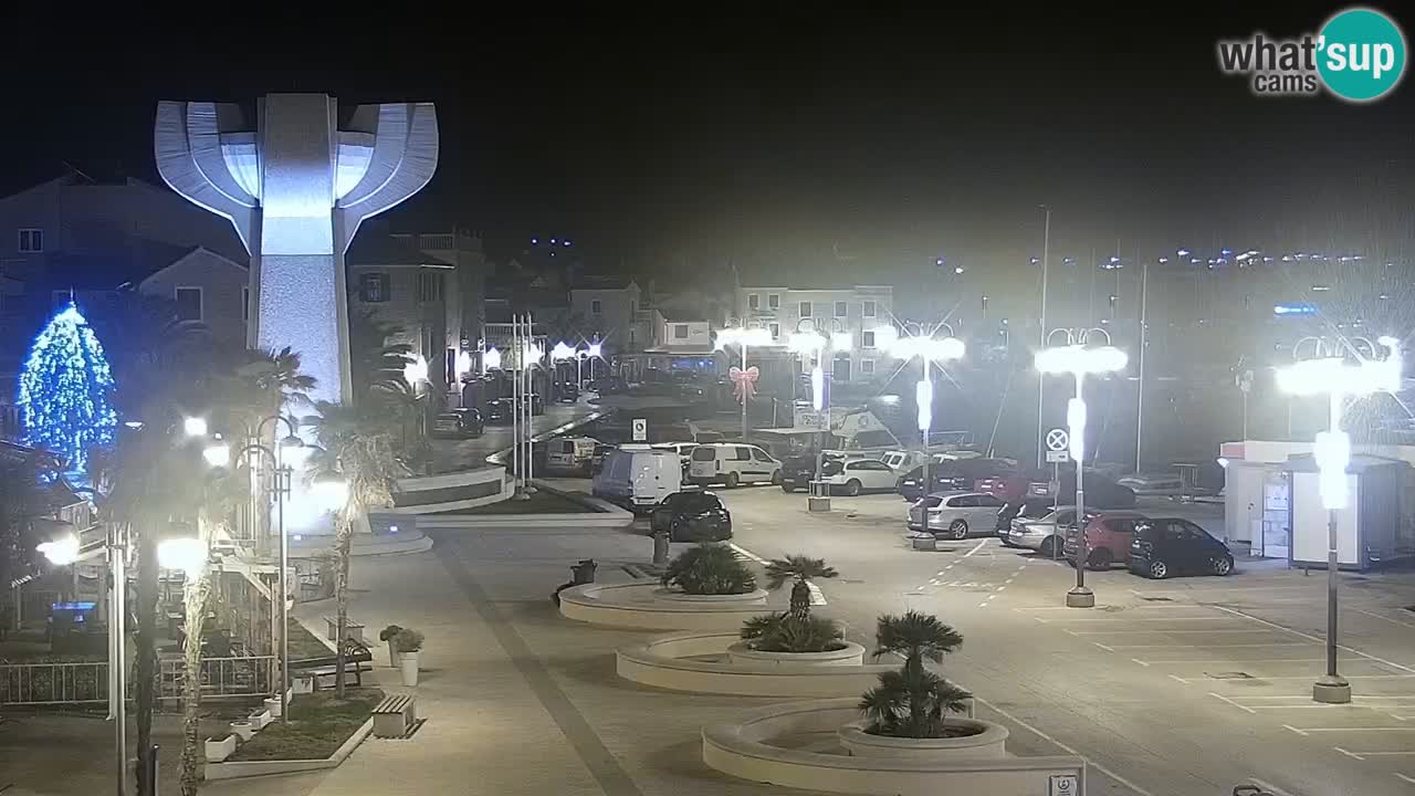 Vodice webcam live – front de mer