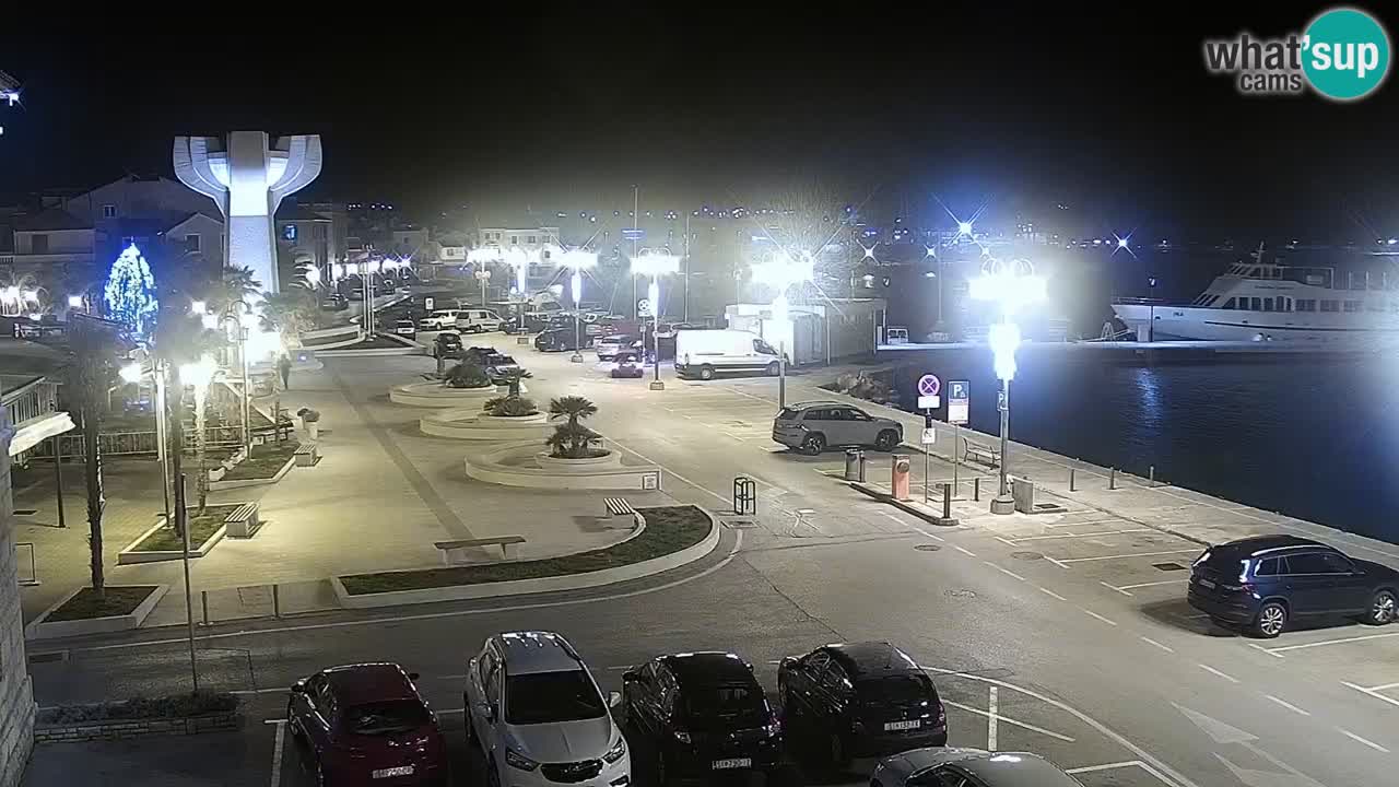 The blue beach in Vodice “Plava plaža”