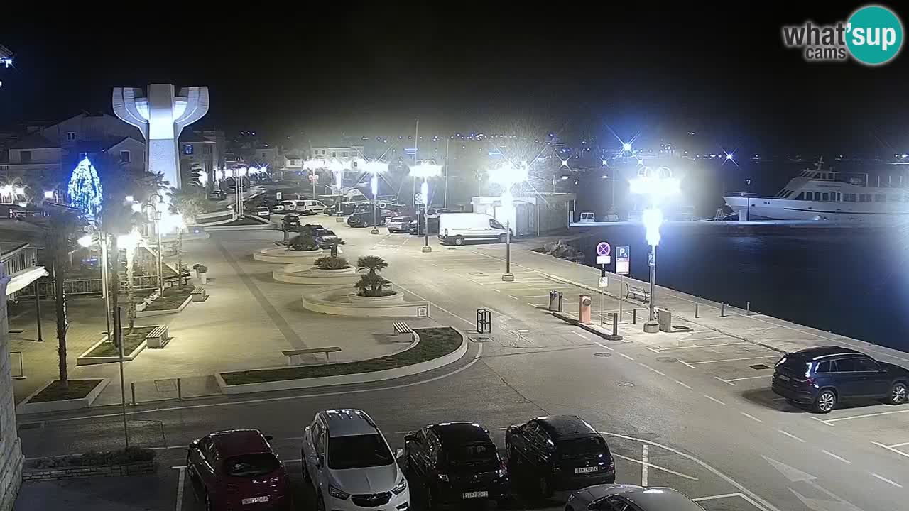 Vodice webcam live – front de mer