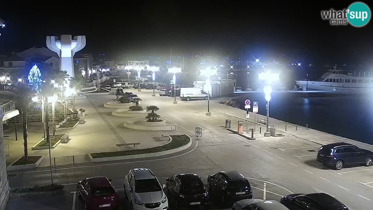 Vodice webcam live – front de mer