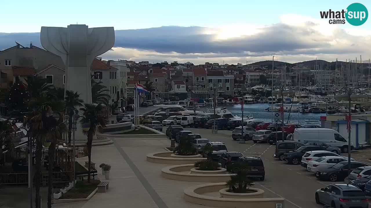 Vodice webcam – marina i meer