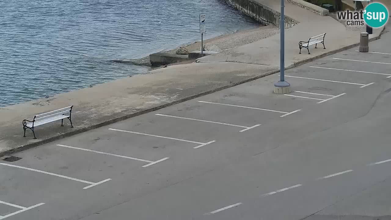 Vodice Live webcam – marina and  seafront