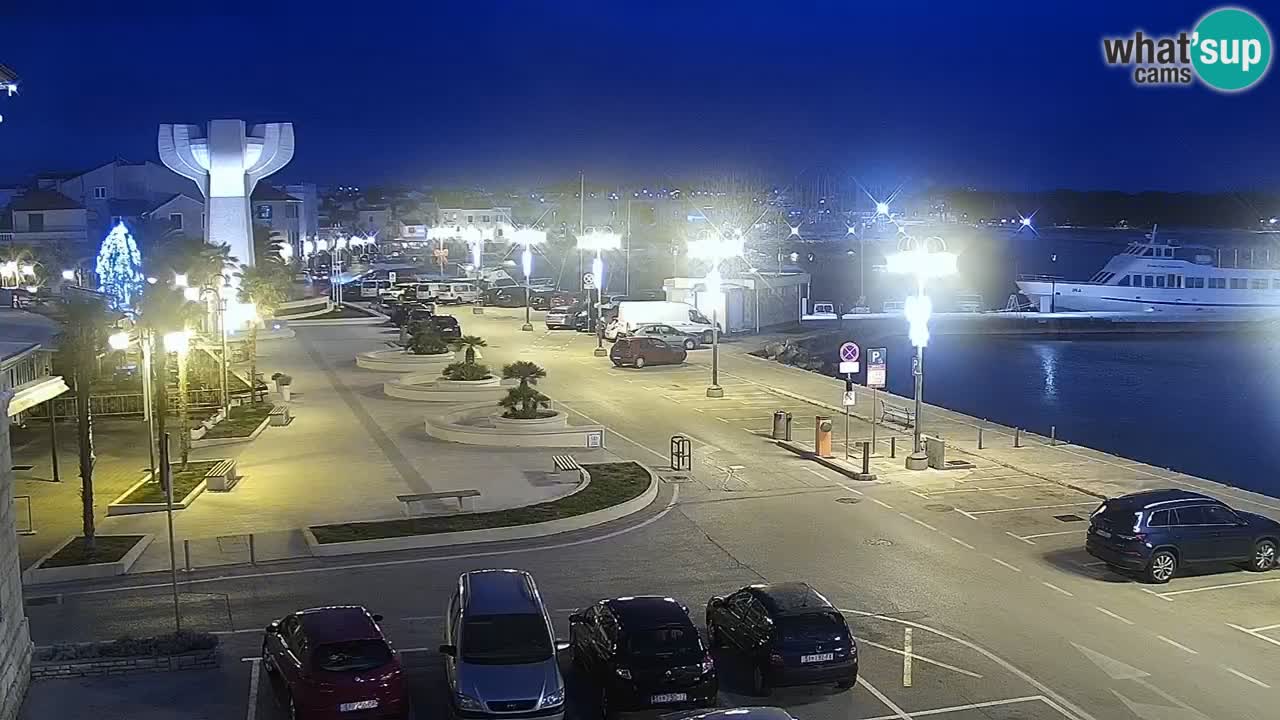 Vodice webcam live – front de mer