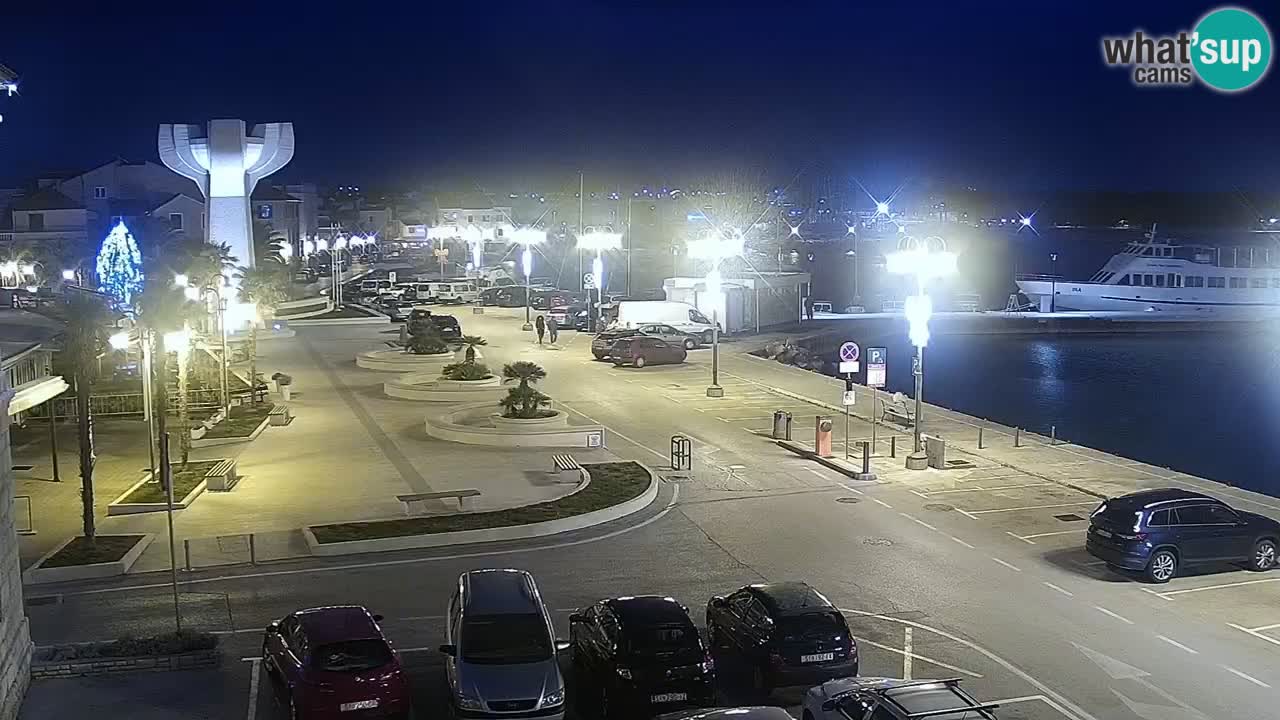 Vodice webcam – marina i meer