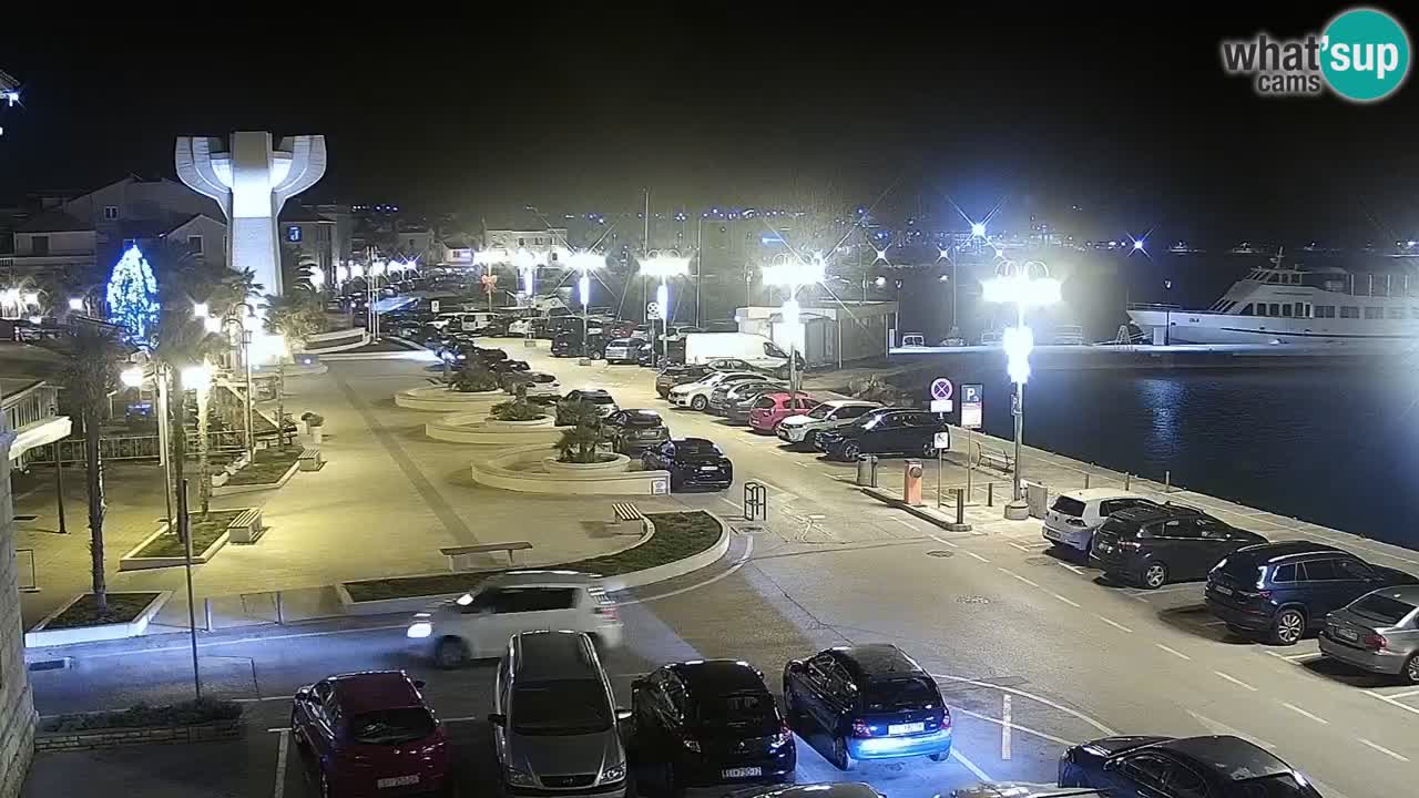 Vodice webcam live – front de mer