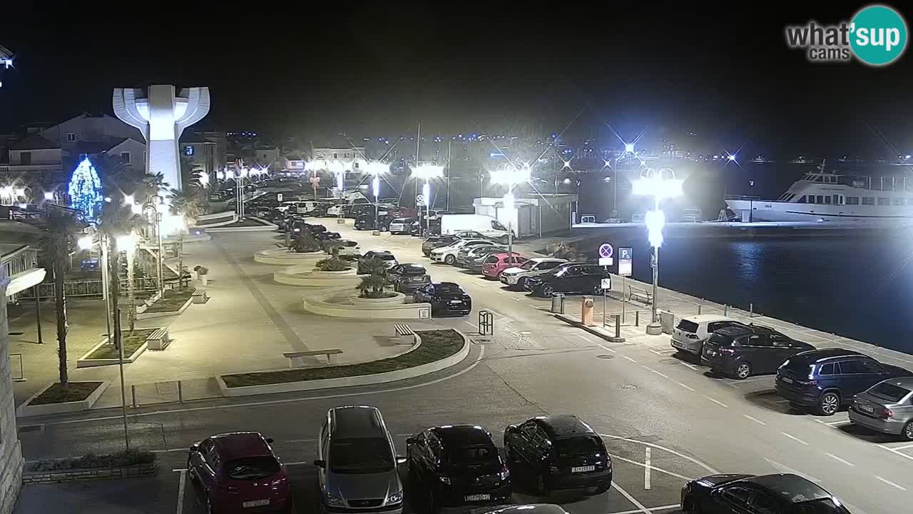 Vodice webcam live – front de mer