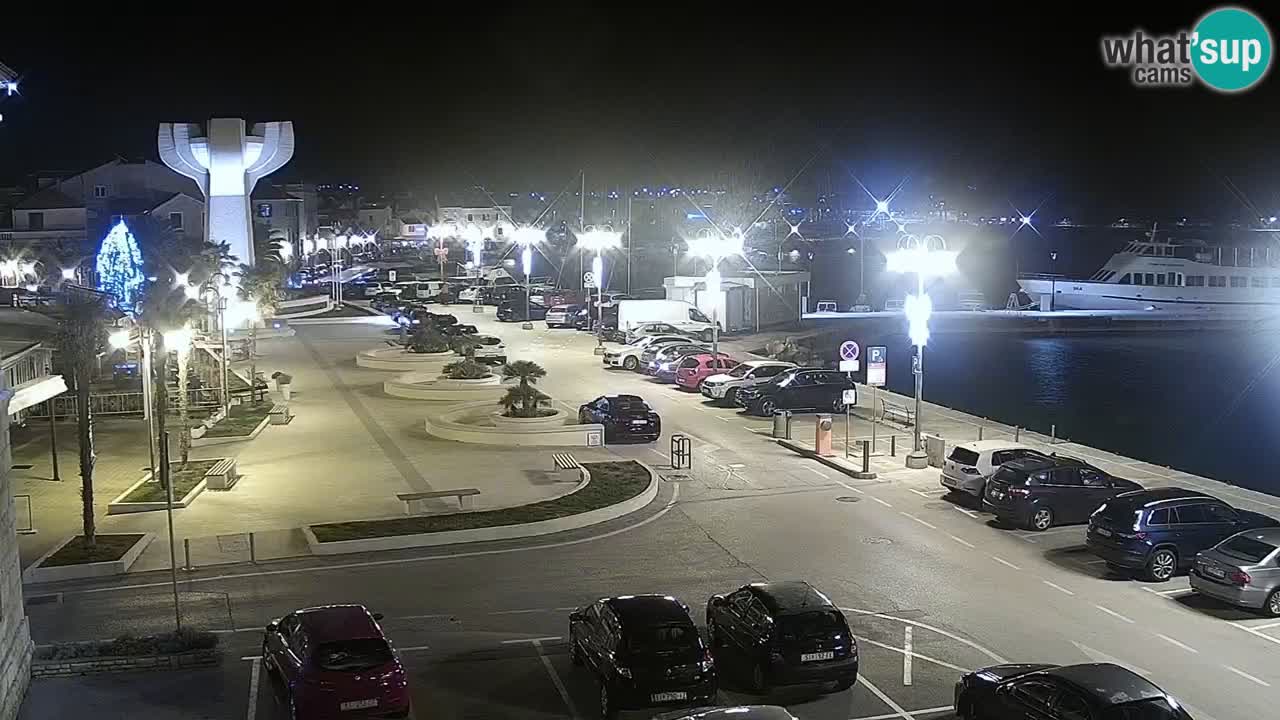 Vodice webcam – marina i meer