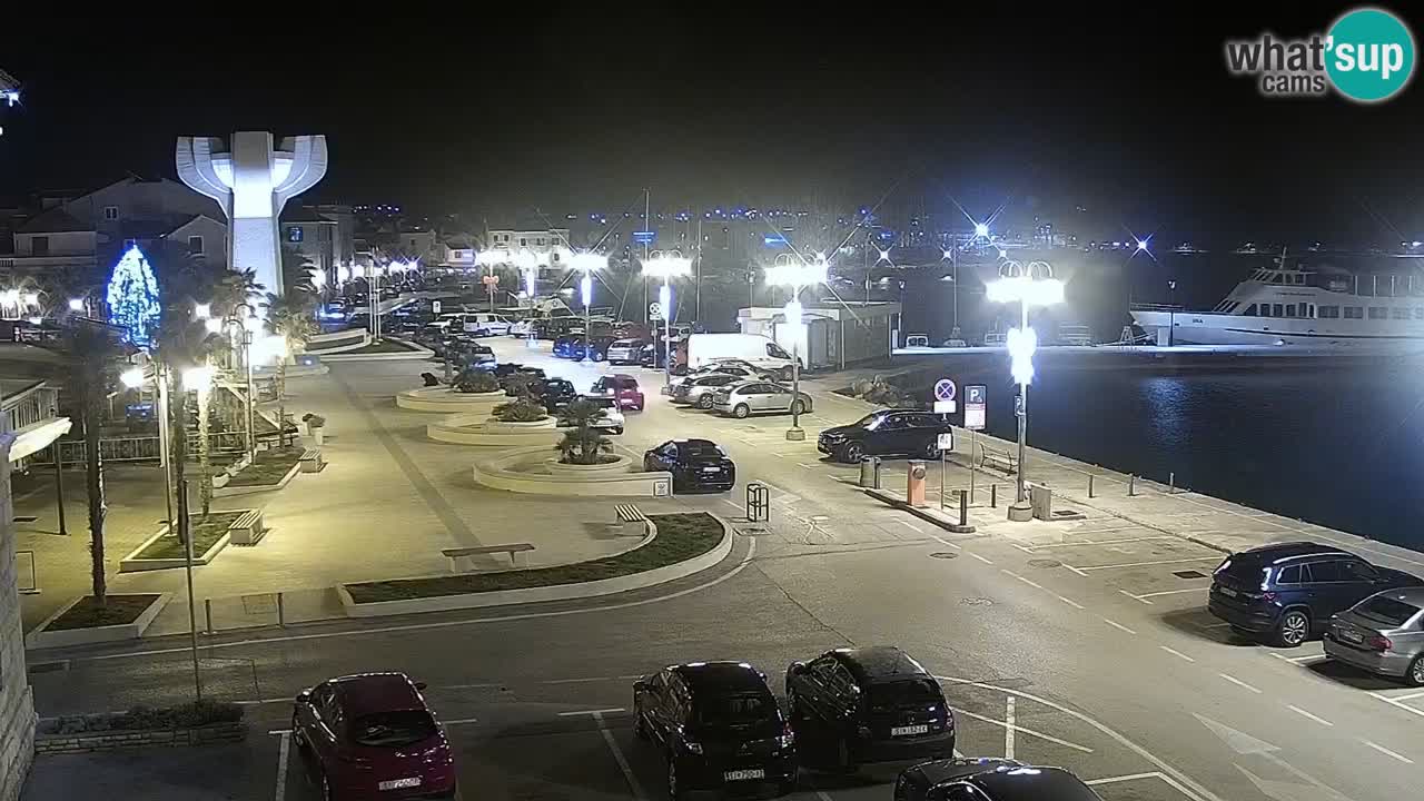 Vodice webcam live – front de mer