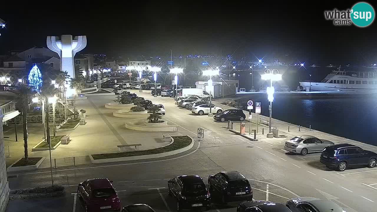 Vodice webcam – marina i meer