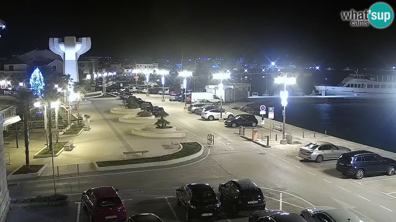 Vodice webcam live – front de mer