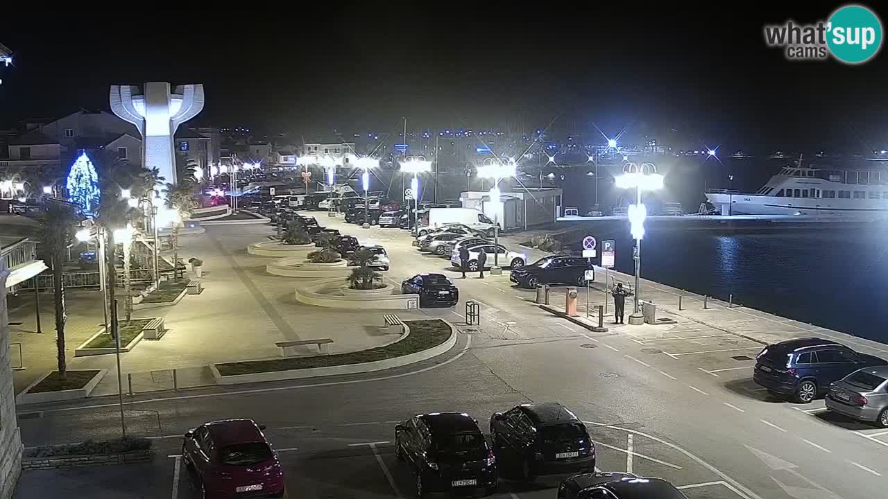 The blue beach in Vodice “Plava plaža”