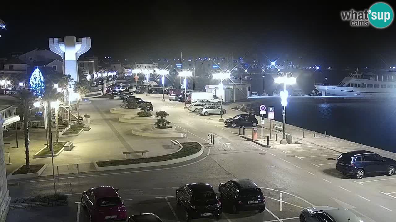 The blue beach in Vodice “Plava plaža”