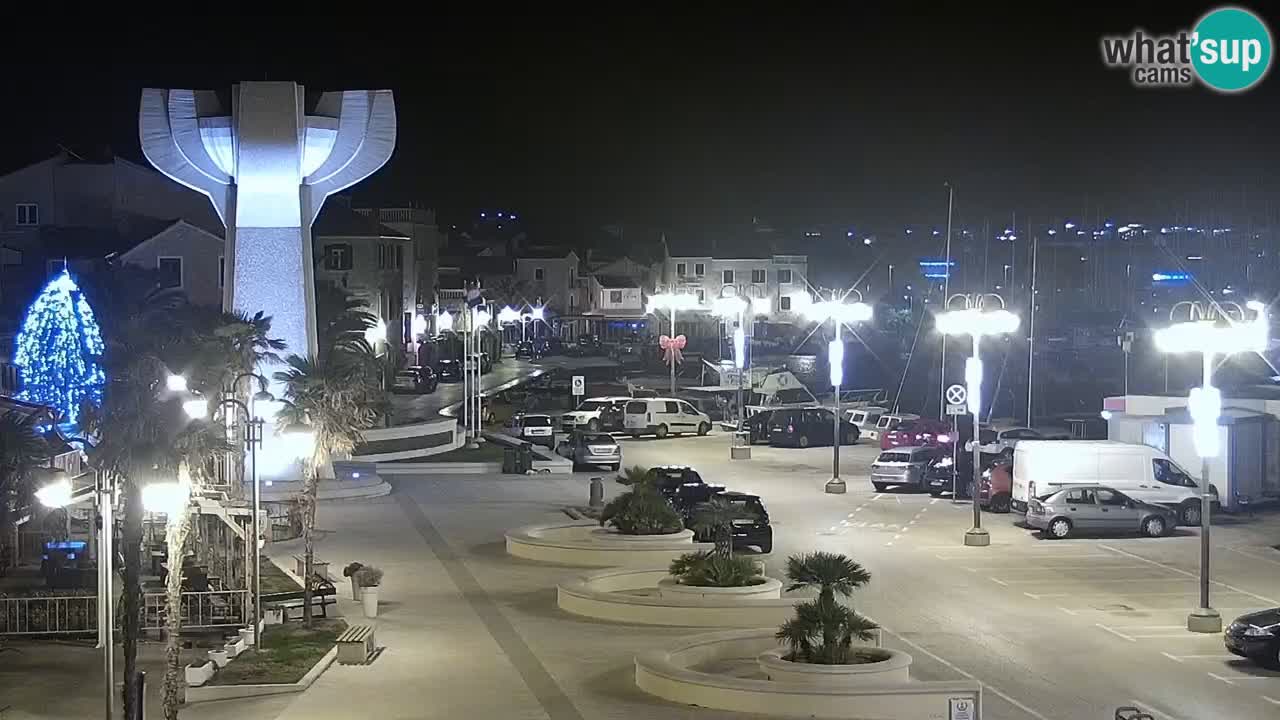 Vodice webcam live – front de mer