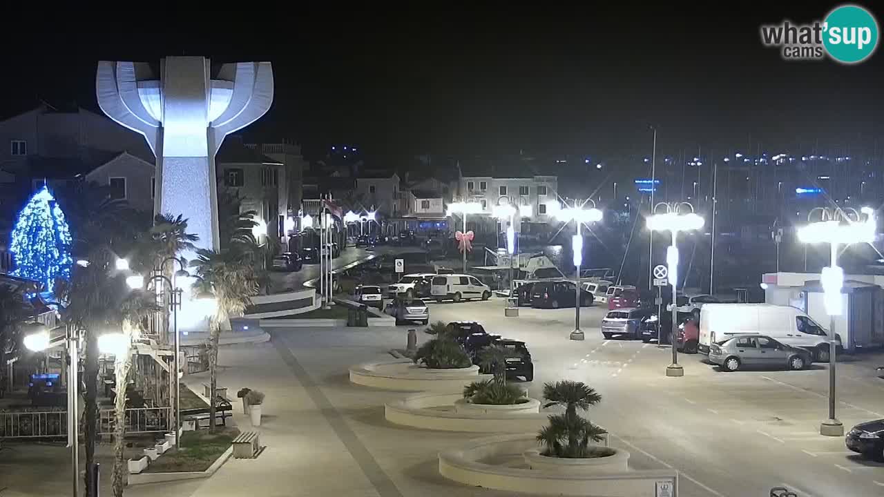 Vodice webcam live – front de mer