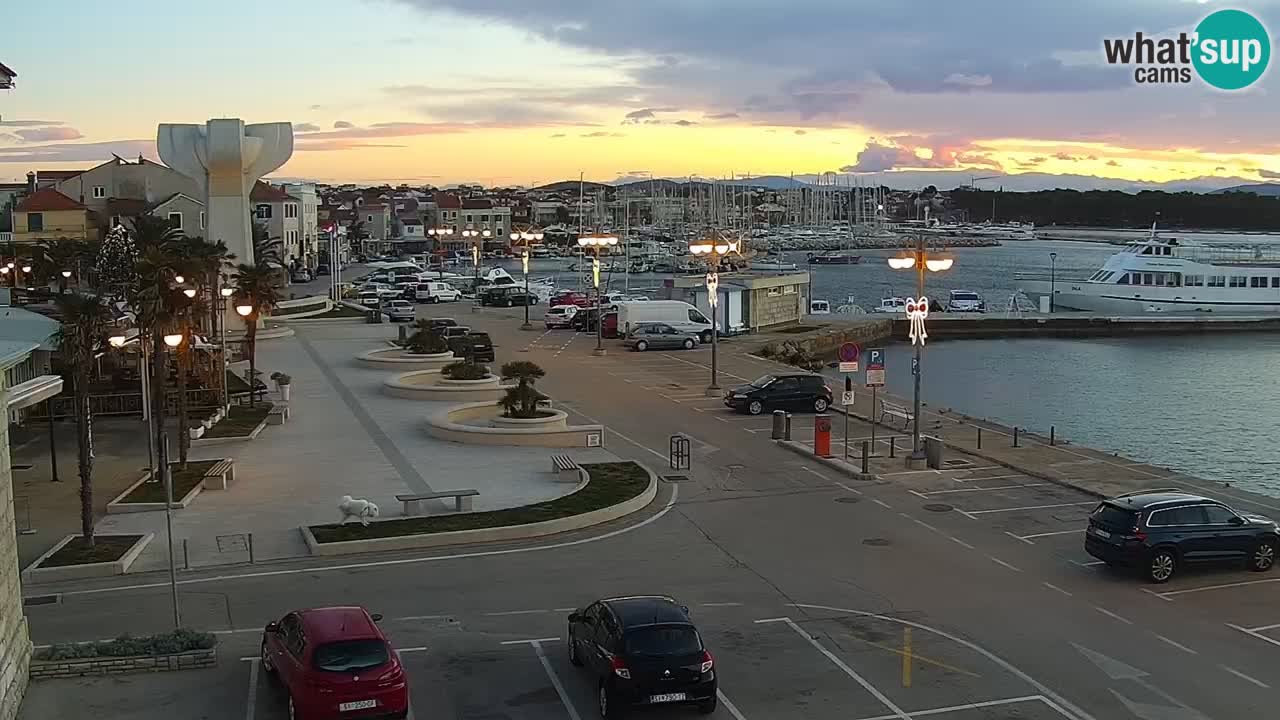 Vodice webcam live – front de mer