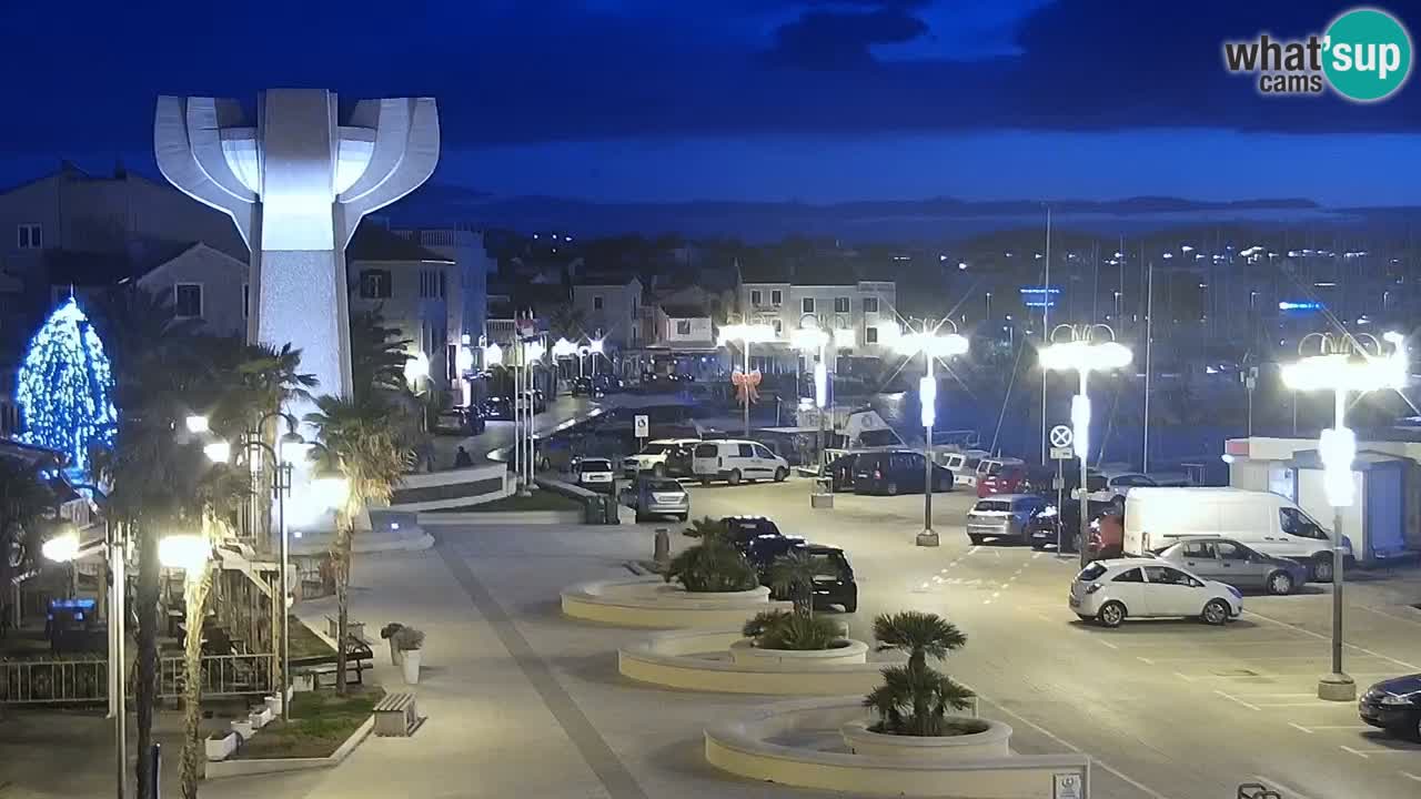 Vodice webcam live – front de mer