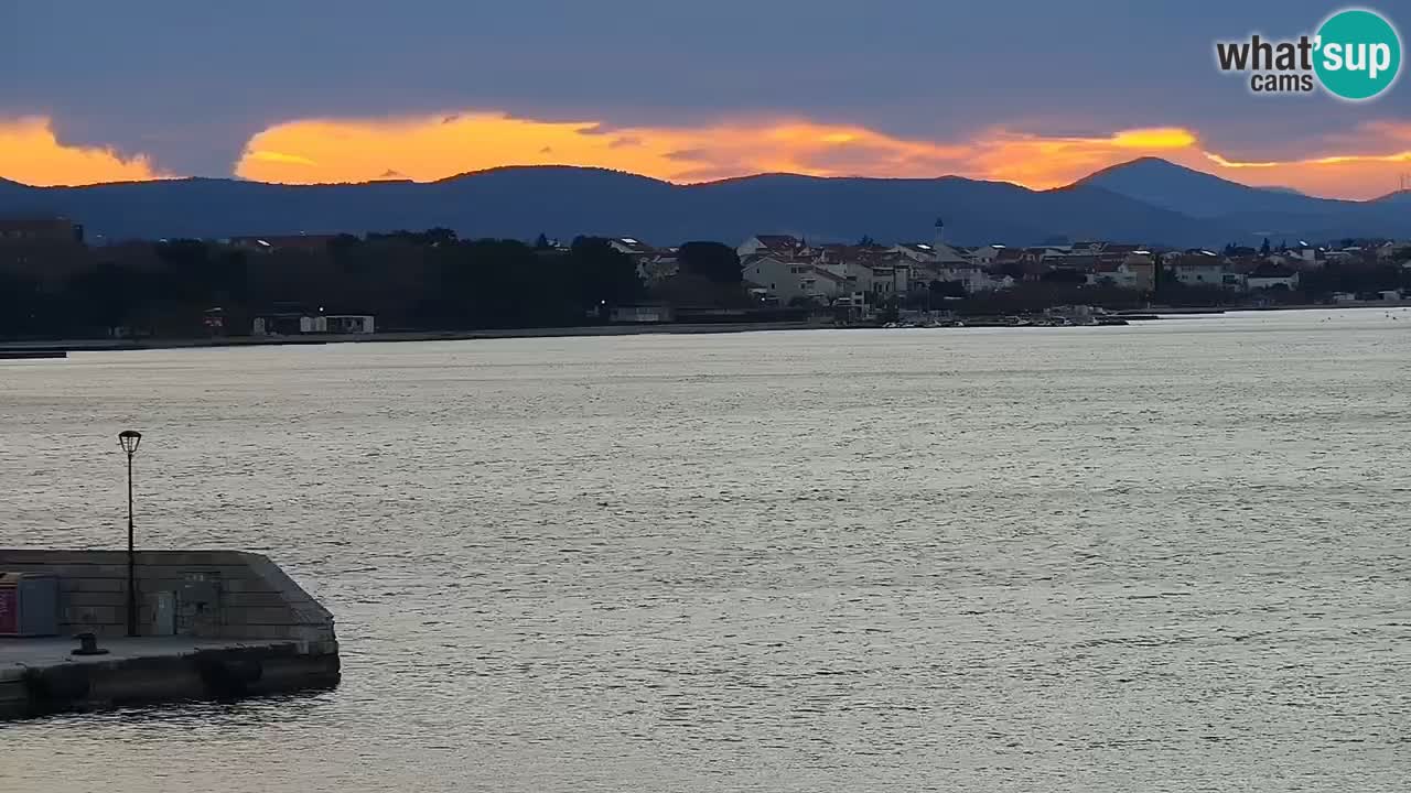 Vodice Live webcam – marina and  seafront