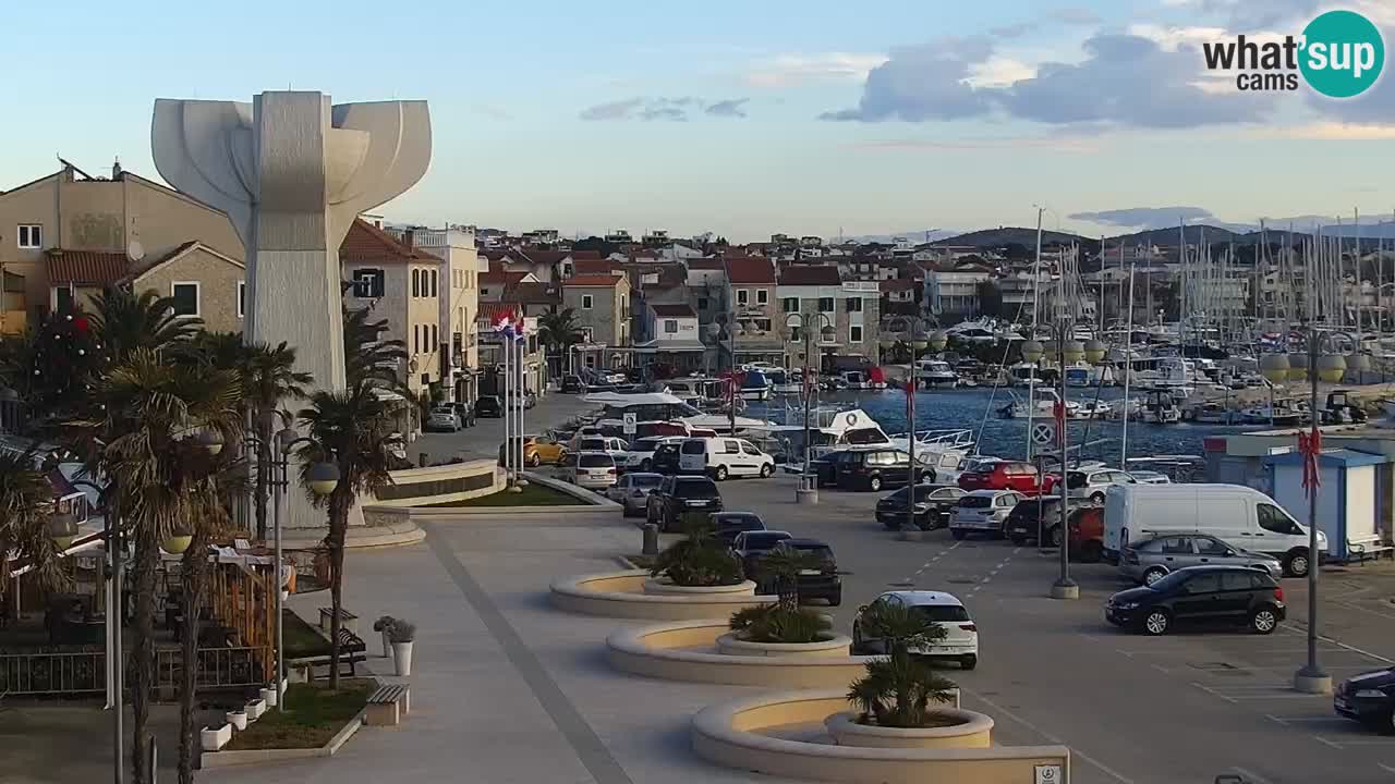 Vodice webcam live – front de mer