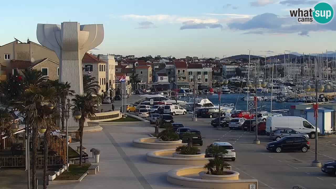 Vodice webcam live – front de mer