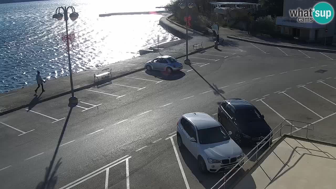 Vodice Live webcam – marina and  seafront