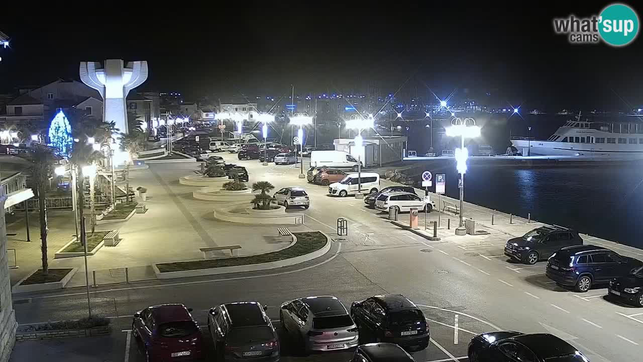 Vodice webcam live – front de mer