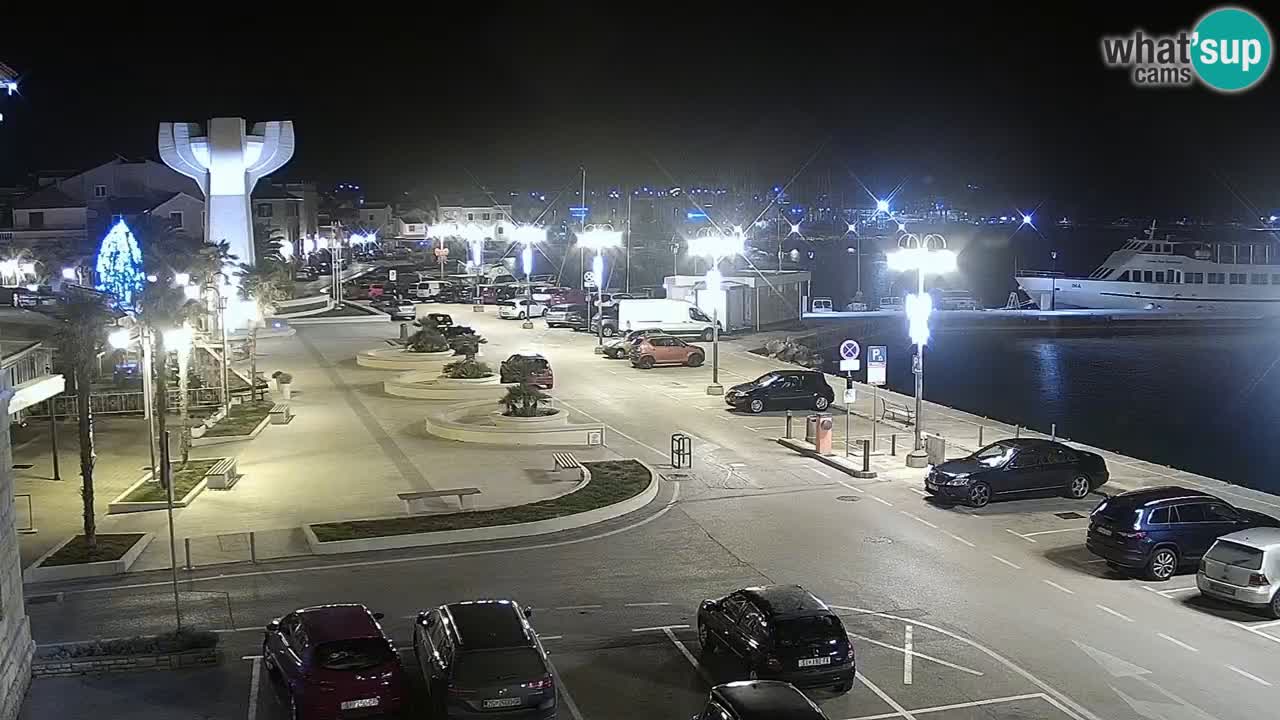 Vodice webcam live – front de mer