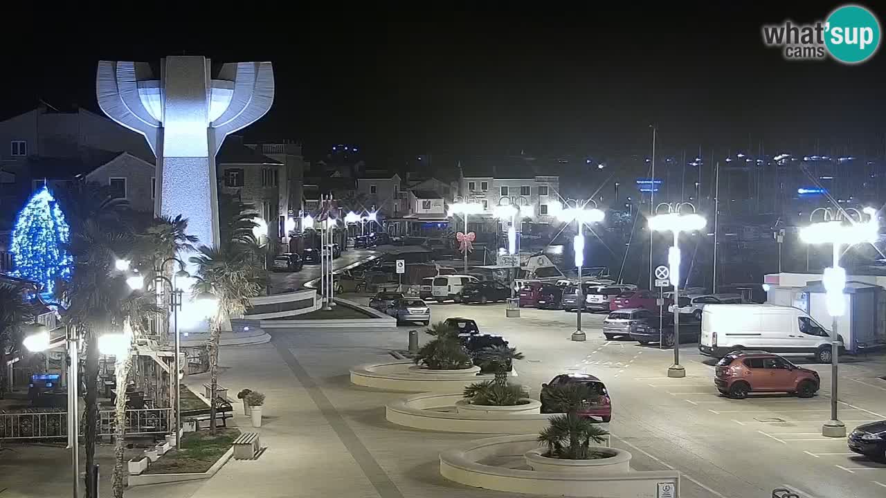 Vodice webcam live – front de mer