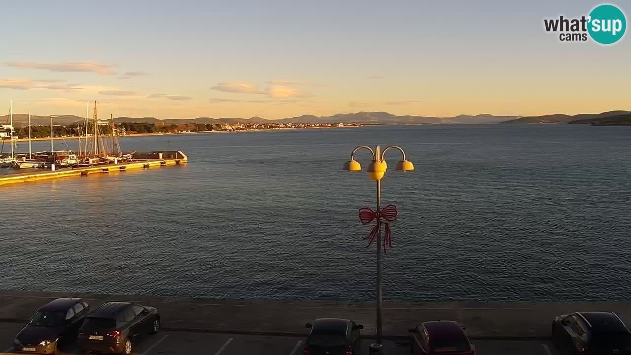 Vodice Live webcam – marina and  seafront